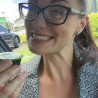 This is how I party. Shots of Wheatgrass!